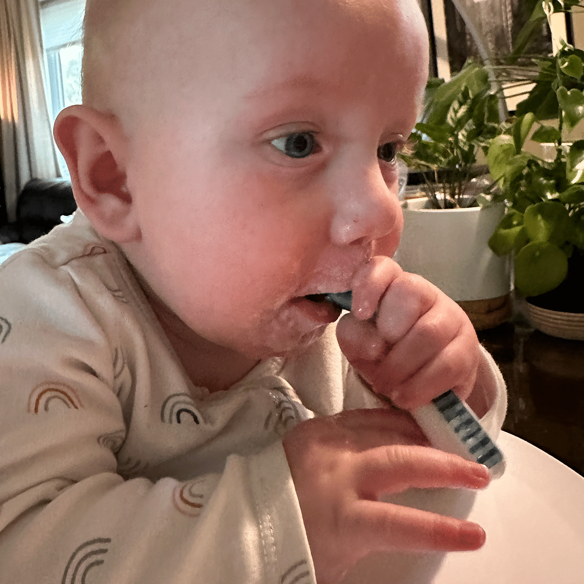 First Time Eating Solids