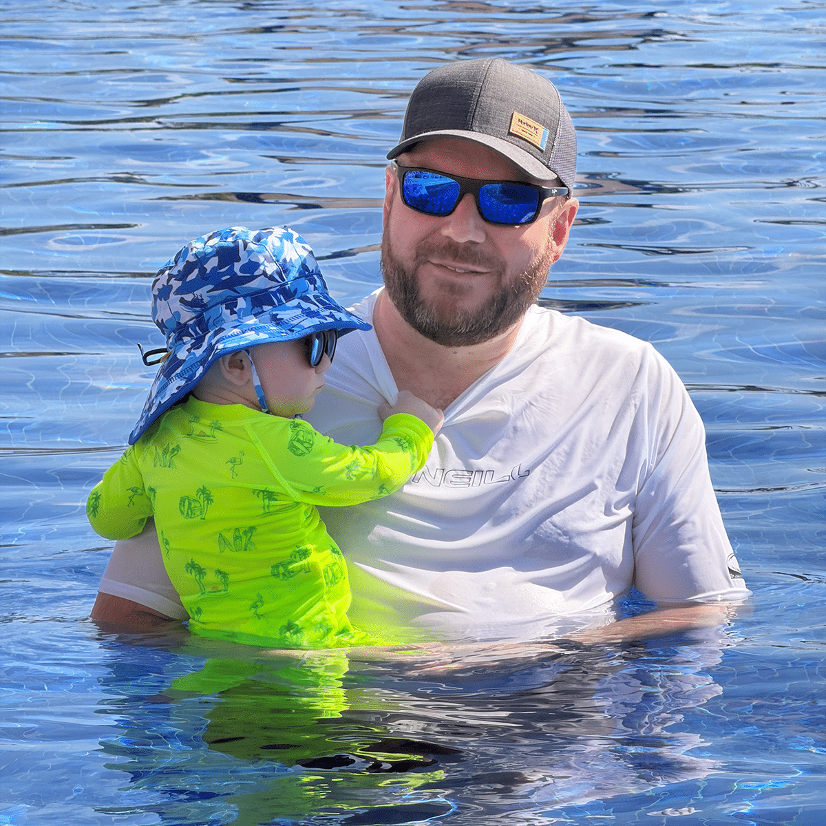 Axel in the pool